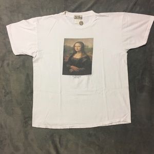 Vintage Mona Lisa Art T-shirt
